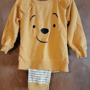 Hanna Andersson Winnie the Pooh Sweatshirt Set